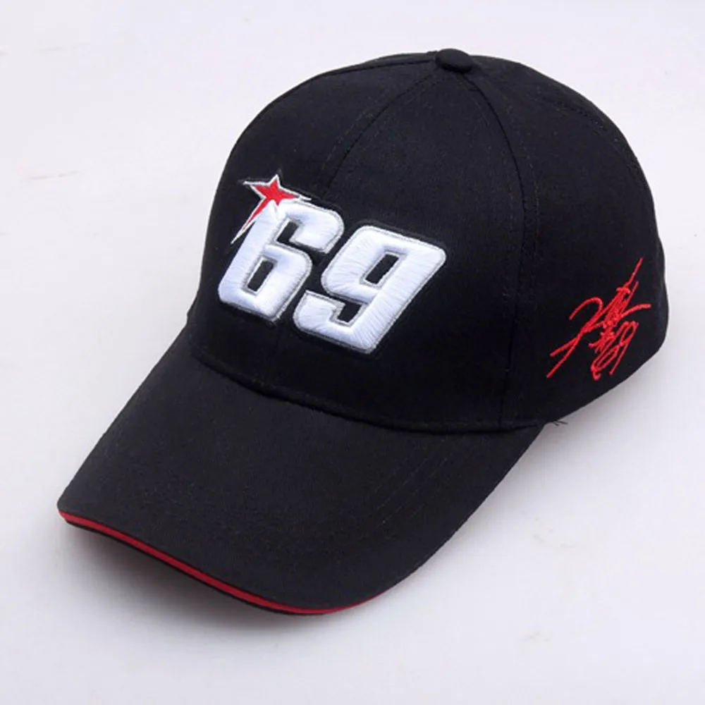 New Motorcycle Racing Baseball Cap For Men Wholesale 3D Embroidery 69 Snapback Hat For Men Trucker Bones Unisex Hip Hop Caps