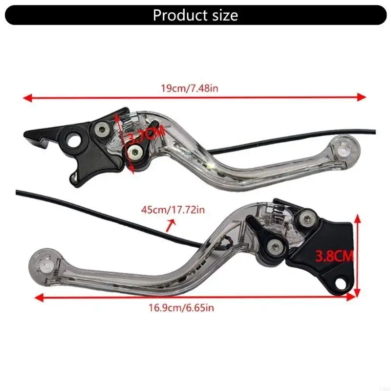 

Y5GF Replacement Brake Levers for CG125 Motorbike Accessories Easy Installation