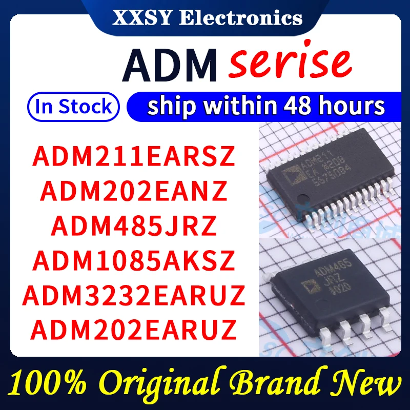 

ADM211EARSZ ADM202EANZ ADM485JRZ ADM1085AKSZ ADM3232EARUZ ADM202EARUZ В наличии 100% оригинал и новый