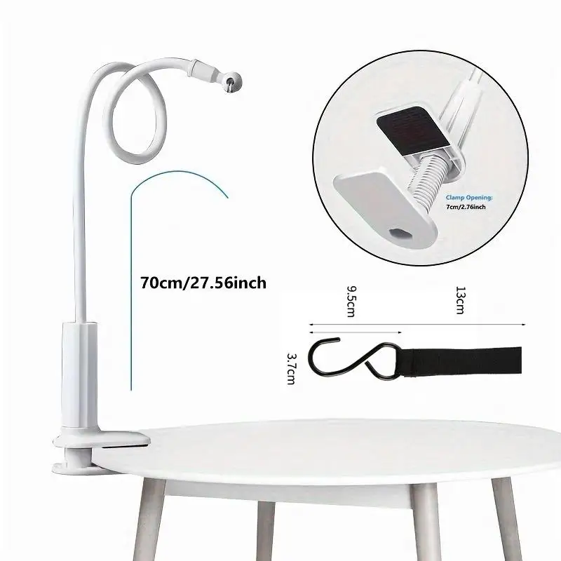 ⑥ Bed-Mounted Hose Hanger Elevate Air Hose Avoid Tangling And Blockage Flexible Hose Hanging Stand Clamp On Gooseneck Holder
