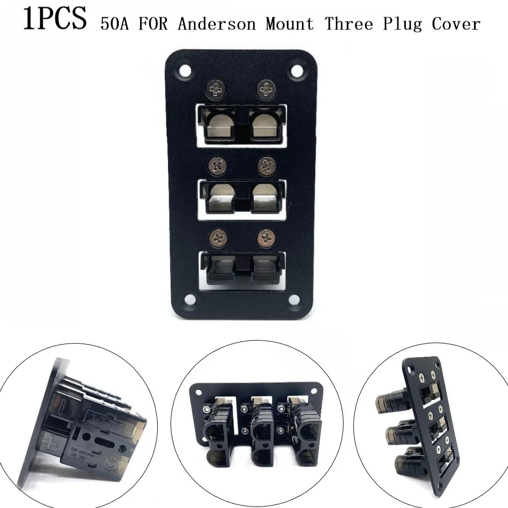 

Compact 50 Amp Style Connector with Recessed Mounting for Electric Vehicles and Equipment 12V 24V Input Voltage