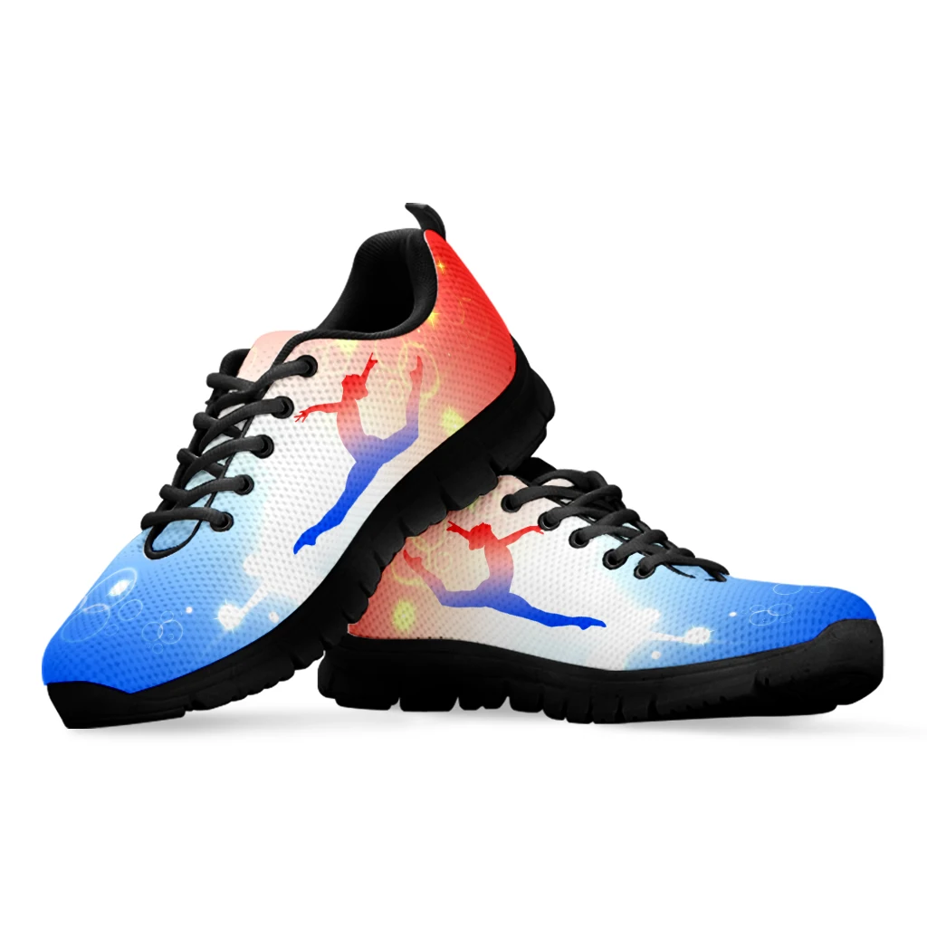 INSTANTARTS Star Gymnastics/dancing Love Sneakers Ombre Sports Fans Demand Custom Shoes Comfortable Lace Up Women's Shoes