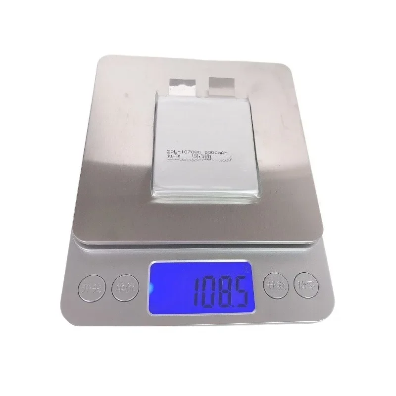 for 3.7V 5000mAh 18.5Wh 107080 Battery for Starting Power Supply Automobile Igniter Model Car Model Airplane