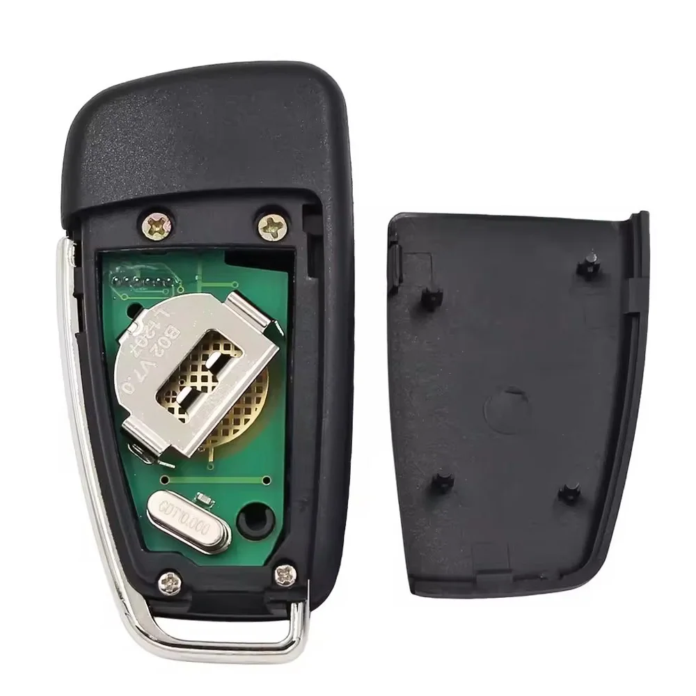 5 Buah KEYDIY KD B02-Kunci Mobil Pintar Logam 3 Tombol Seri B untuk Remote Control Gaya Audi A6L untuk KD900 KD900 + URG200 KD-X2 Mini KD