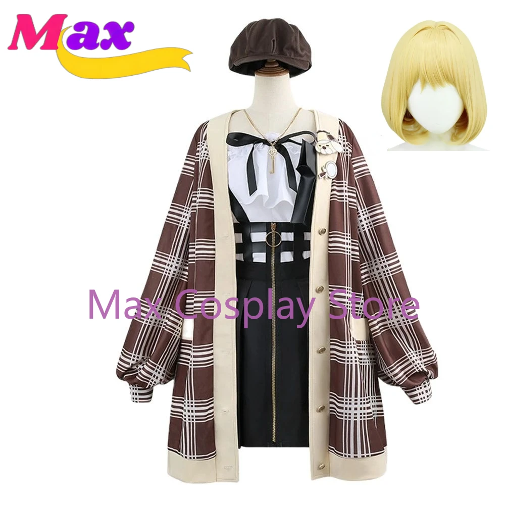 

Костюм для косплея Max Cos унисекс, Аниме костюм Амелии МЕ, униформа на Хэллоуин, Индивидуальный размер