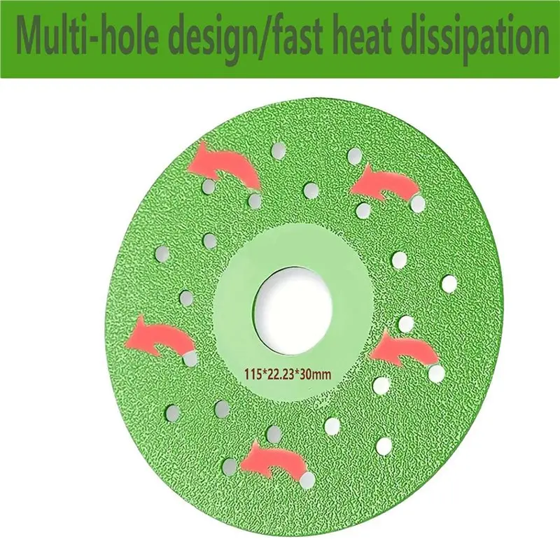 LICE-12 Pack 4.5 Inch (115Mm) Diamond Grit Rock Slab Grinding Disc For Cutting And Grinding Of Ceramics, Tiles And Marble