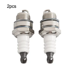 2pcs CJ8 Spark Plug For Gas-oline Chainsaw Brush Cutter L6RTC L7RTC L8RTC L8RTF Gasolina Chainsaws Spare Parts Garden Tools