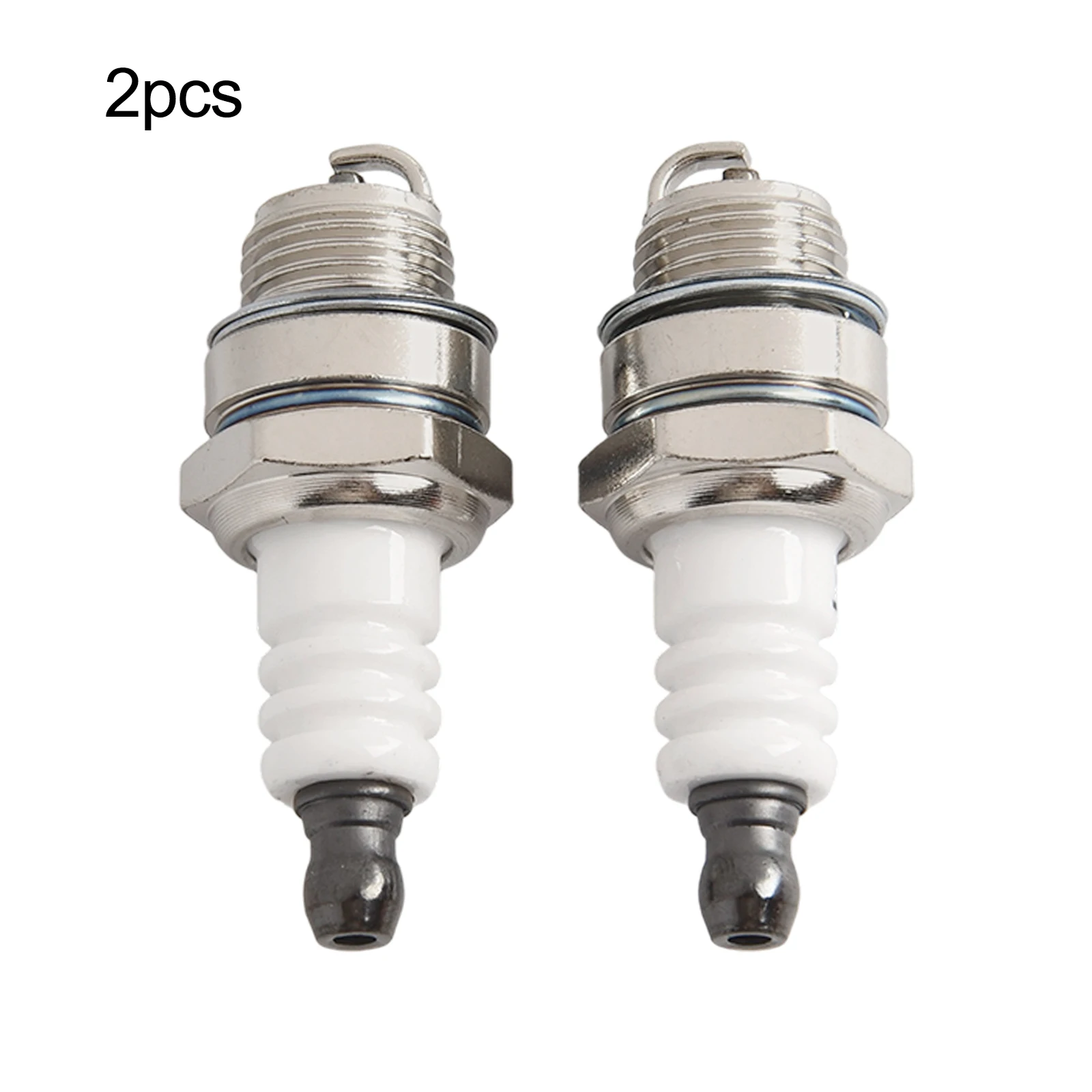 2pcs CJ8 Spark Plug For Gas-oline Chainsaw Brush Cutter L6RTC L7RTC L8RTC L8RTF Gasolina Chainsaws Spare Parts Garden Tools