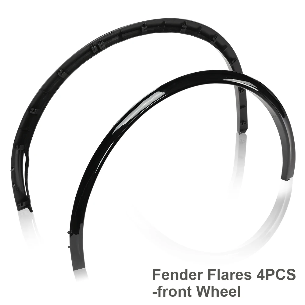 مشاعل الحاجز مناسبة لـ 2020-2024 Tesla Model Y واقي العجلة السوداء نمط طلاء فتحة التهوية