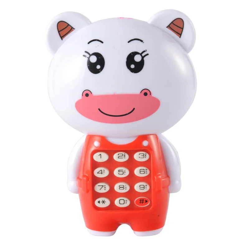 Desenhos animados Animal Music Phone para crianças, Modelo do telefone móvel, Infantil Early Brinquedos Educativos, Baby Gifts for Kids