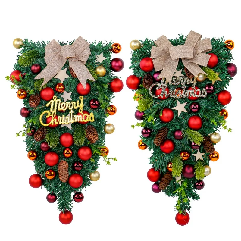 Creative Christmas Decoration Balls, Inverted Tree Decorations, Creative Window Display Decorations, Butterfly Vine Door Hangers