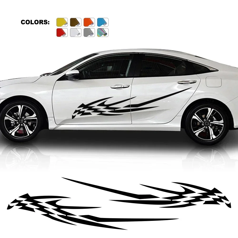 Auto-Seitenkörper-Aufkleber, Grafiken, Streifen, Vinyl-Aufkleber für Audi, BMW, Kia, Dacia, Renault, Lexus, Ford, Hyundai, Honda, Mazda, Mercedes Benz