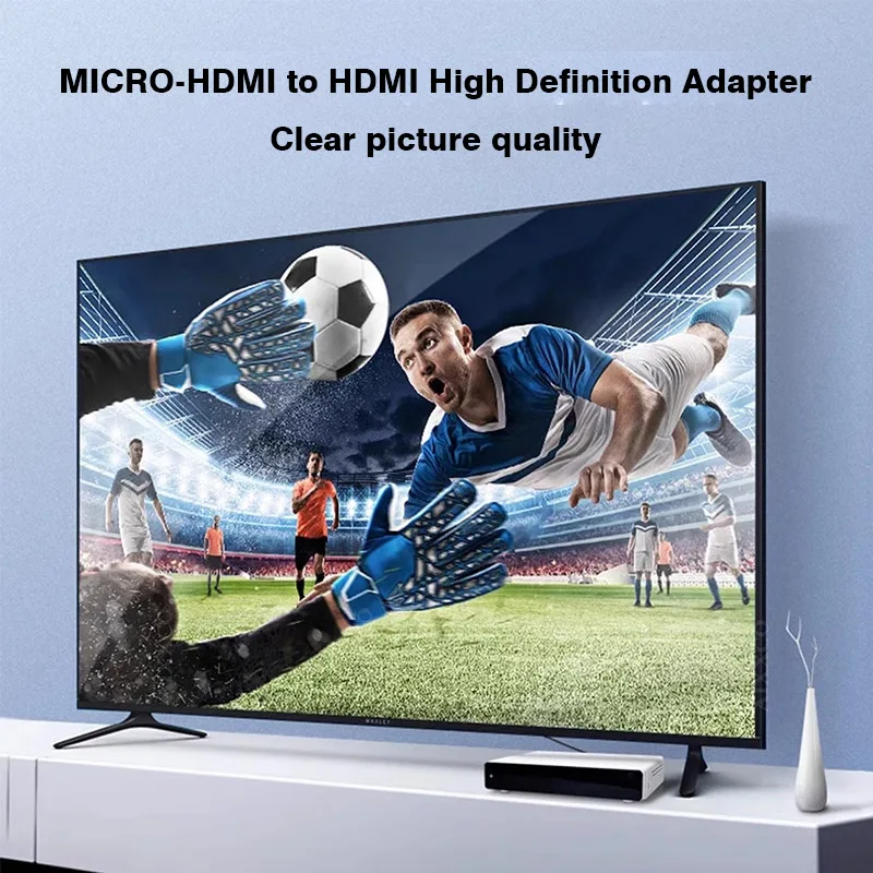 Micro Hdmi Naar Hdmi U Type 1.4 Draagbare Monitor 360 Graden Draai 4K Overdracht Hoofd Audio En Video 360 Up En Down Draai Adapter