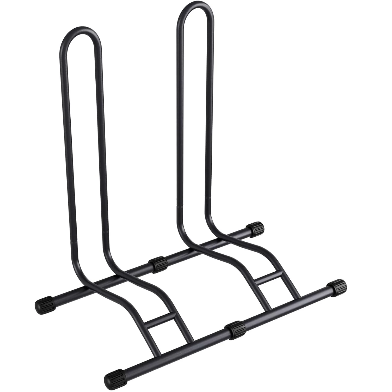 2 Bikes Stand for Storage, Bike Floor Parking Stand Bicycle Cycle Storage Locking Stand with Reversible Design, Bike Rack