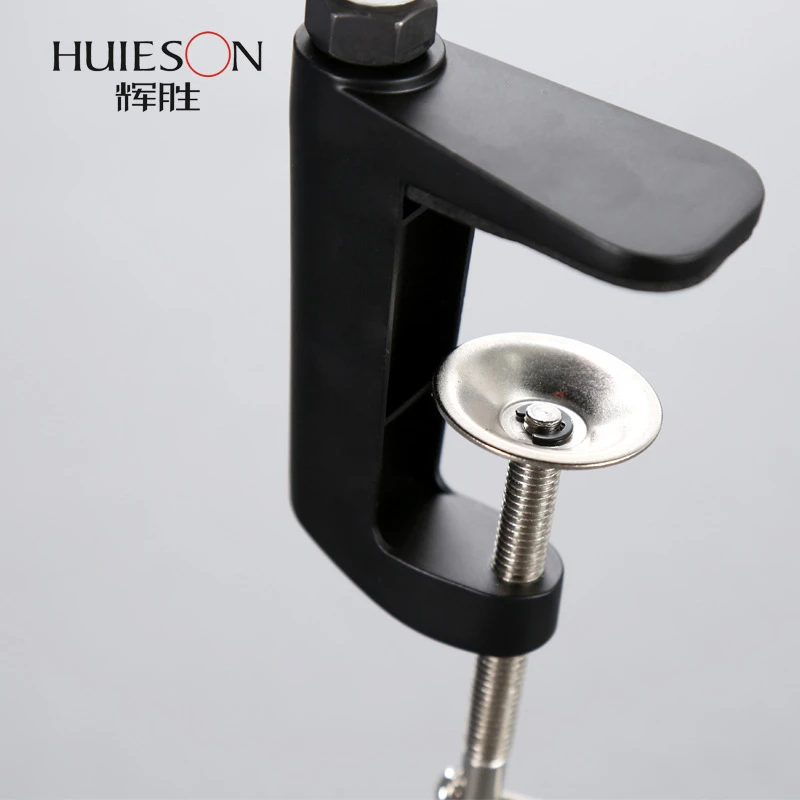 Huieson Standard Clamp-Base Goose Type Table Tennis Trainer with Fixed Bronze-Holed Balls for Fast Rebound Self Training
