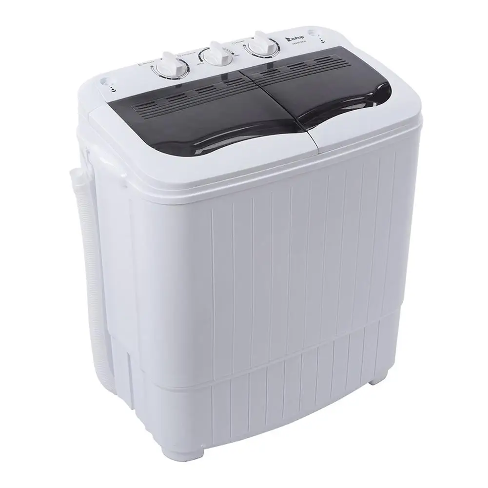 XPB35-ZK35 Portable Washing Machine with Drainage Pump Washer Machine Semi-automatic 110V Compact & Portable Washer