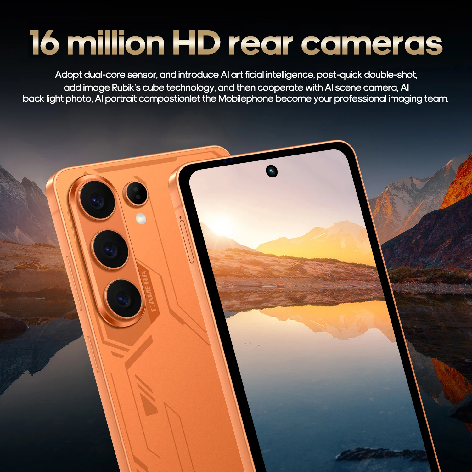 FUFFI S25 Pro Smartphone Android 12GB RAM 512GB ROM 6.6 Inch Cellphone 720x1612HD 5+16MP 3300mAh Battery 4G Network Mobile Phone