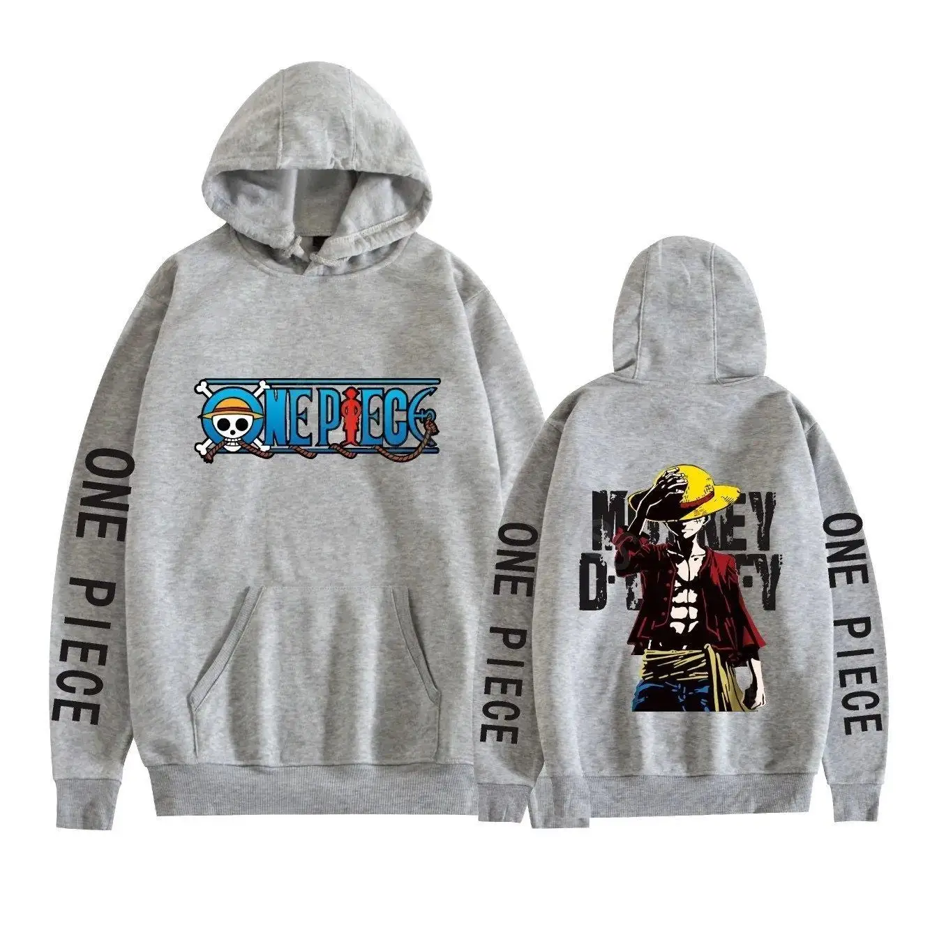 

Цельный пуловер с капюшоном Luffy для мужчин и женщин, куртка в стиле аниме, уличная одежда, повседневная толстовка с капюшоном и длинными рукавами, топы с графическим рисунком манги 2026