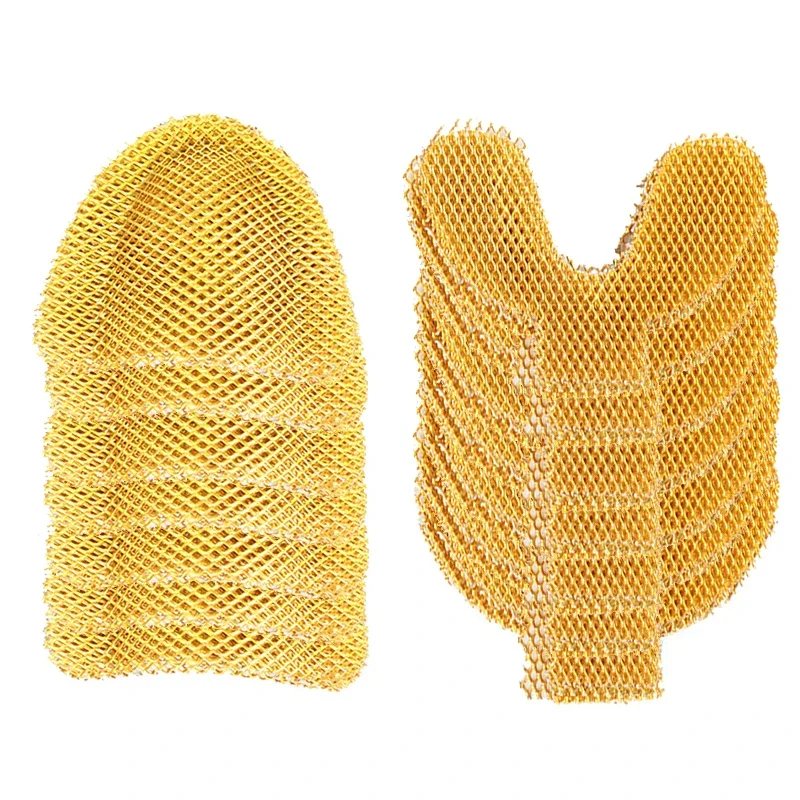 20Pcs Reinforcement Dental Mesh Golden Metal Palatal Reinforcement Mesh for Upper and Lower Palatal