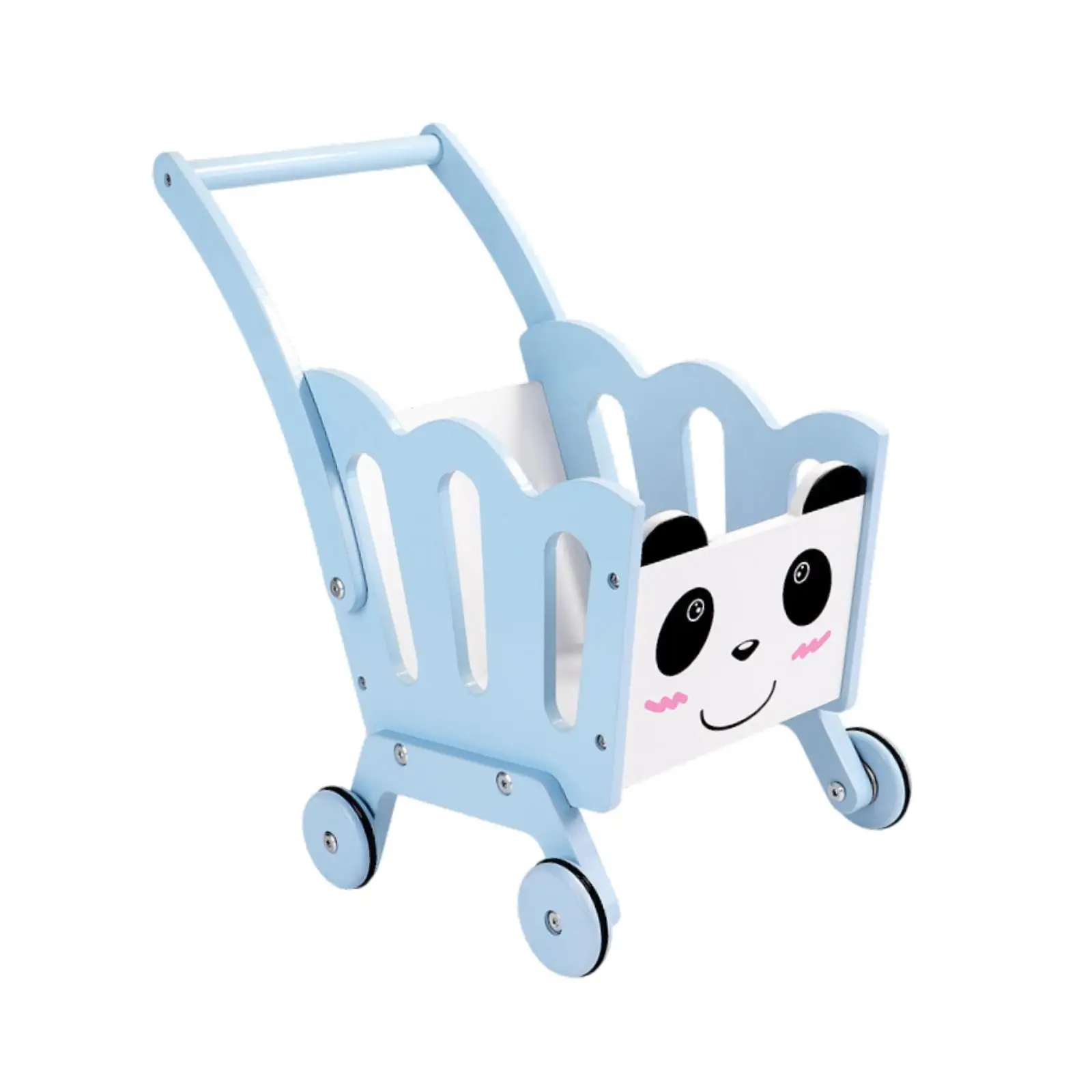 Kids Shopping Cart Toy Shopping Cart Kitchen Toys Store Playset Easy Storage Shopping Cart Toy Pretend Play for Boys Girls