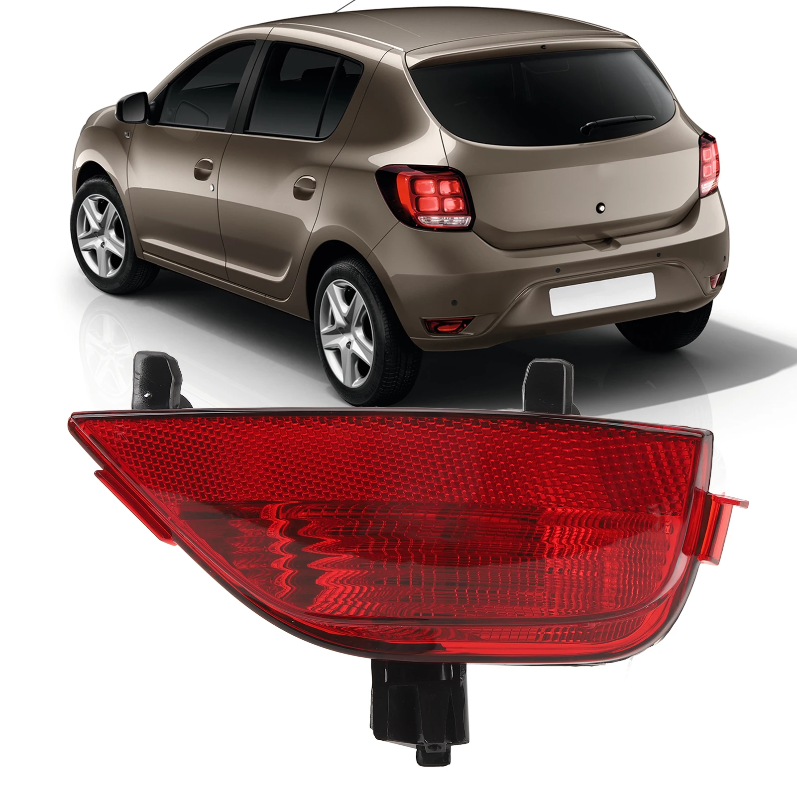 

Rear Fog End Lamp Lens Anti Perfect Fit High Strength Side Fog Lamp Case Replacement with Reflector for MK2 MK3