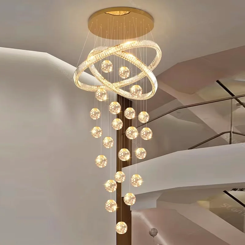 

Nordic home decoration, stair chandelier, living room bedroom and dining room Pendant lights, ceiling light, indoor lighting