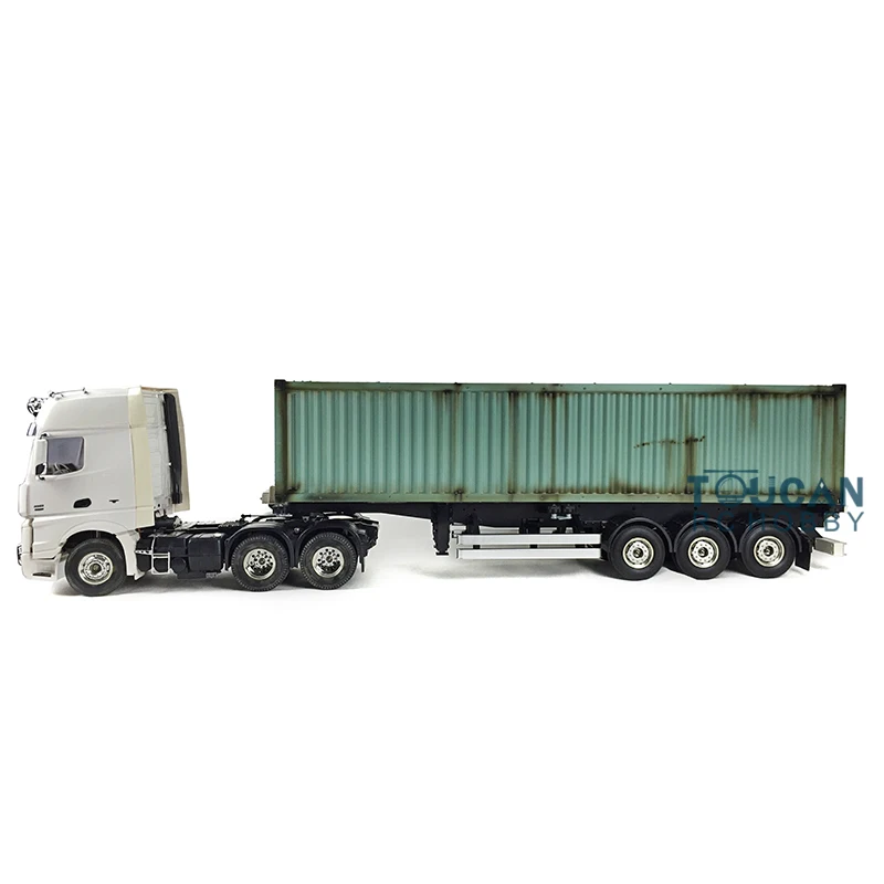 

TOUCAN 1/14 Highline RC 6*4 Tractor Truck Container Semi-Trailer Painted For Toucan Model Toys for Boys THZH0376-SMT8