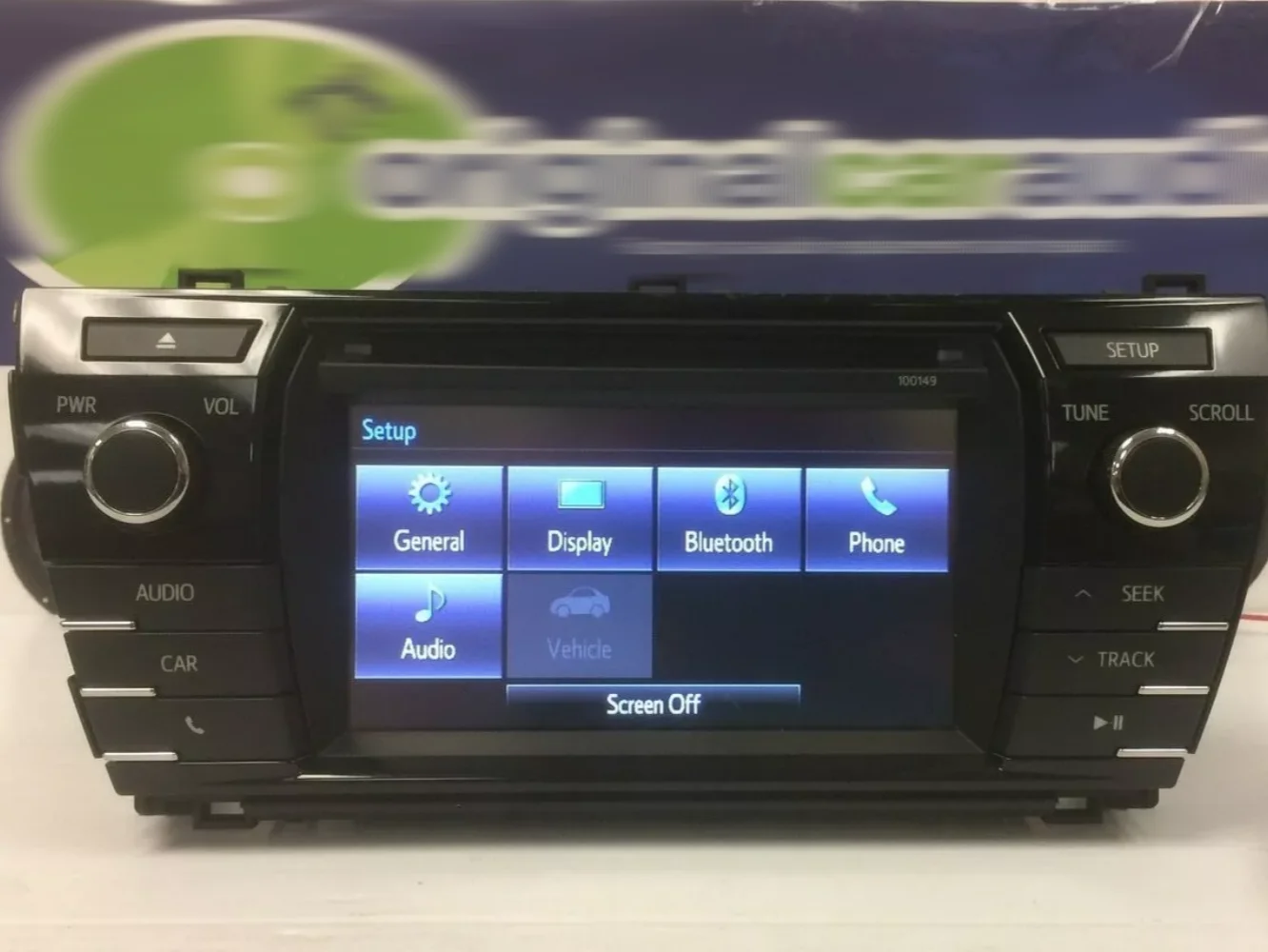 2014-2016 para TOYOTA COROLLA RADIO ESTÉREO CD PLAYER TOUCH-SCREEN 86140-02050 100149