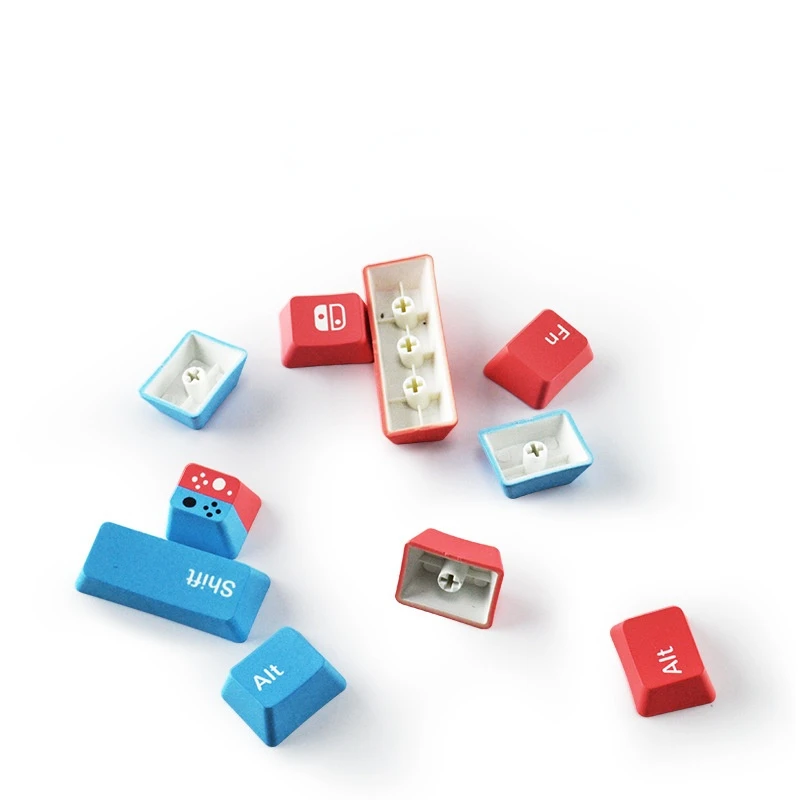 Hot Sublimation PBT Color Keycaps for Mechanical Keyboard RGBY WASD Arrow ESC Keys Narotu Dargan-Ball One-piece Anime Key Cap