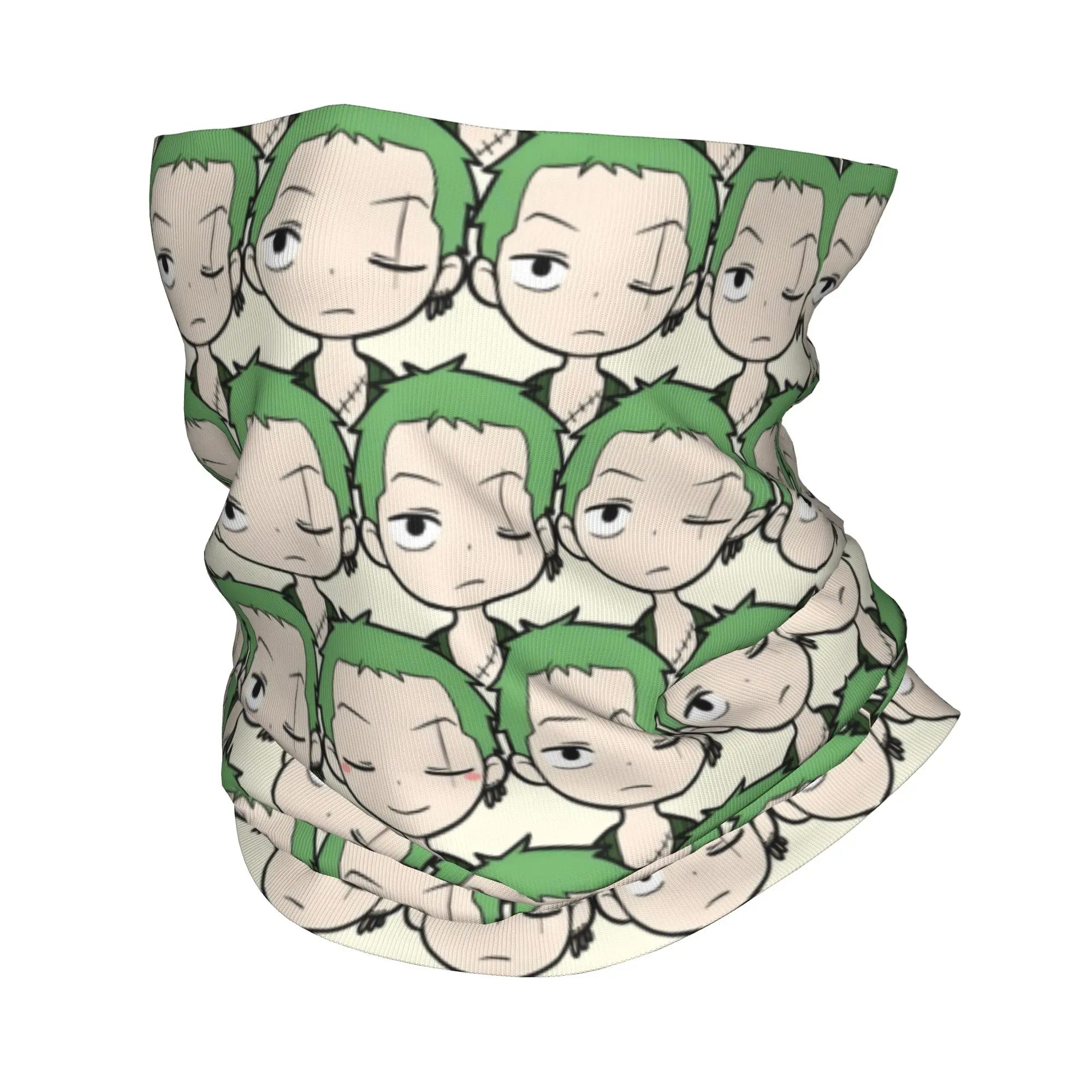 Custom One P-Pieces Zoro Japan Comic Bandana Neck Gaiter for Ski Camping Women Men Wrap Scarf Janpan Balaclava Warmer