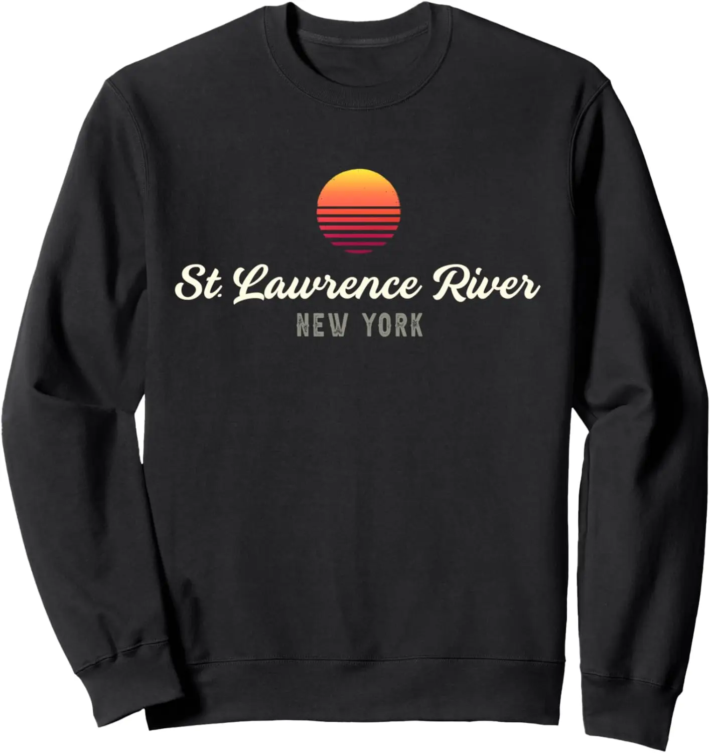 St Lawrence River NEW YORK Bass Fishing Youth Fishin Pro Sweatshirt