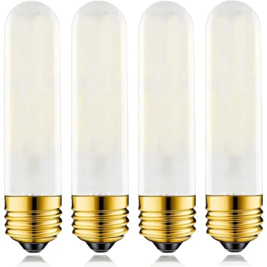 

40 Watt T10 Clear Tubular Incandescent Light Bulb, Vintage Style Showcase Bulb, Showcase lamp, 2700K Soft White, E26 Medium Bas