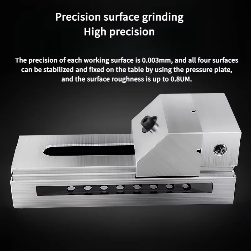 QKG50/63/73/80/88/100-2/2.5/3/3.5/4 Inch Precision QKG  Tool Vise Machine Tool Vise High-Precision 0.005mm Clamping Tool