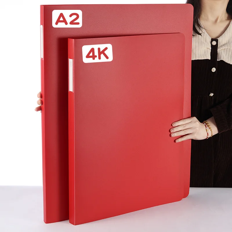 Enlarge A2 album storage book 4K sketch paper portfolio folder student children\'s art data book folder a2 file folder