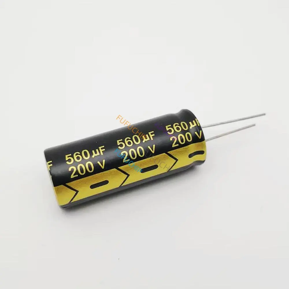 1pcs/lot 200v 560UF 200v 560UF High Frequency Low ESR Aluminum Electrolytic Capacitor Size 18*50 20%