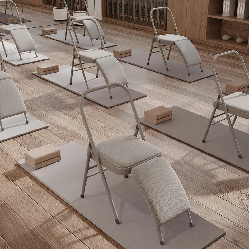 

Wide Yoga Chair Iyengar Professional Auxiliary Chair Bold Reinforced Folding Chair Yoga Sub Auxiliary Stool