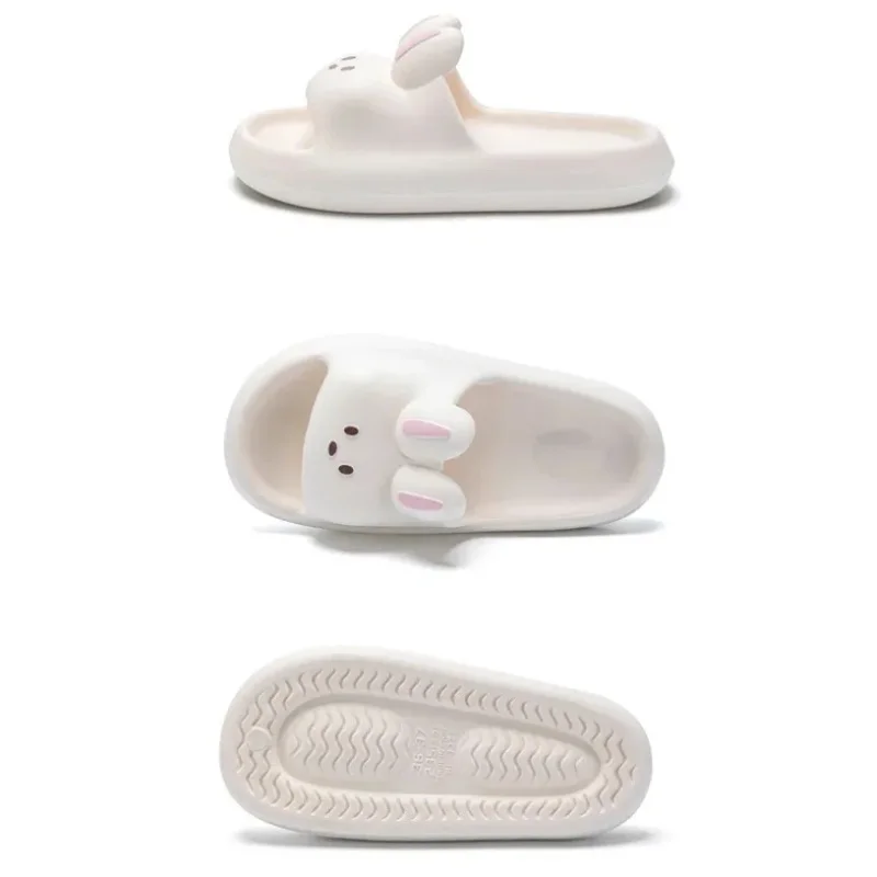 House Slipper Women Rabbit Cute Cloud Sandals Summer Flip Flops Beach Slides Home Casual Room Shoes Men Male Flat Female Eva