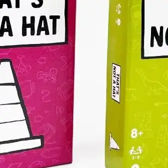

1 Set English Tabletop Game For 3-8 Players That's Not A Hat Happy Party Game Kit Top Board Game With Basic Extended Card Game