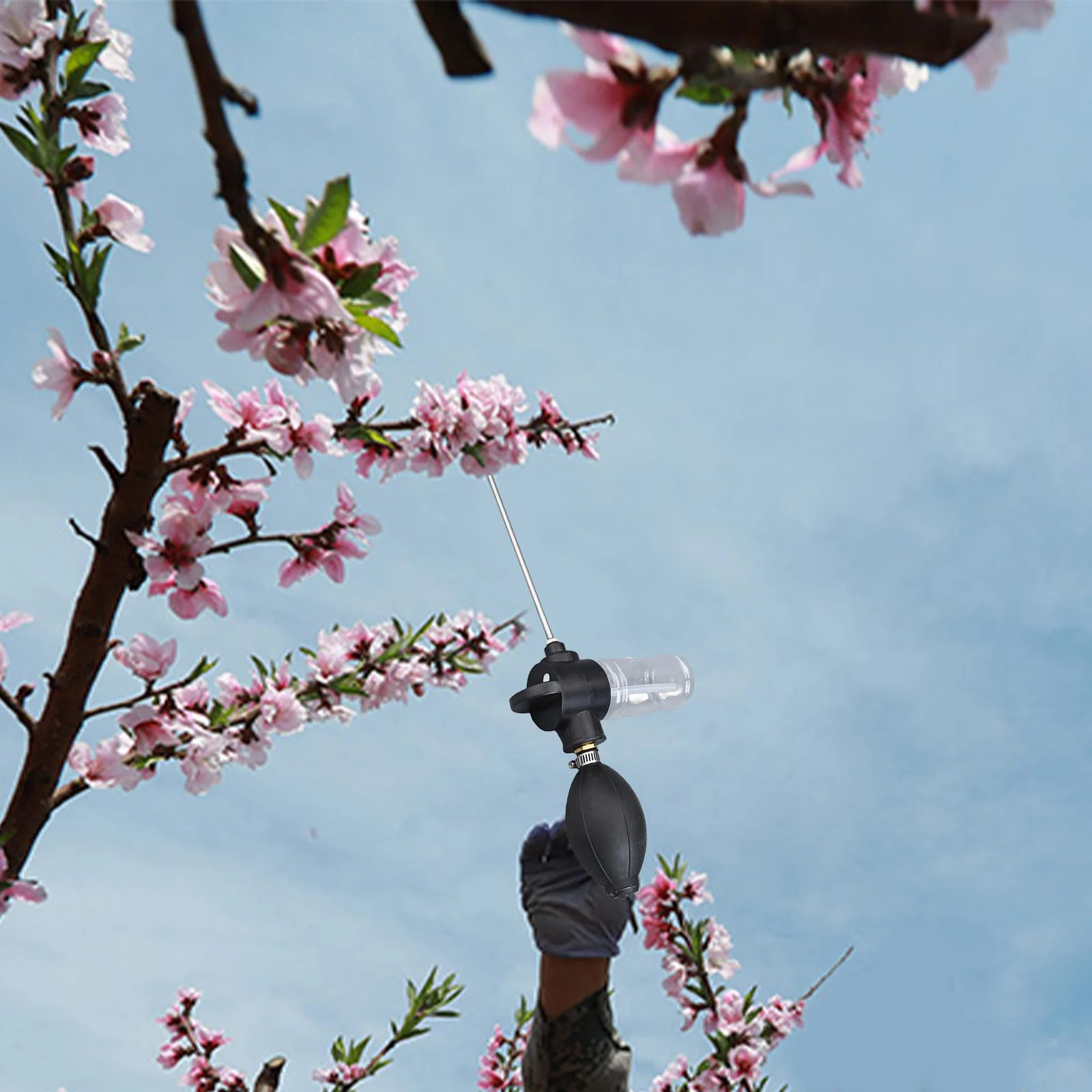 Stainless Steel Nozzles Flies Control Bulb Duster Home Garden Versatile Nozzles Efficient Spraying Hassle-Free Operation