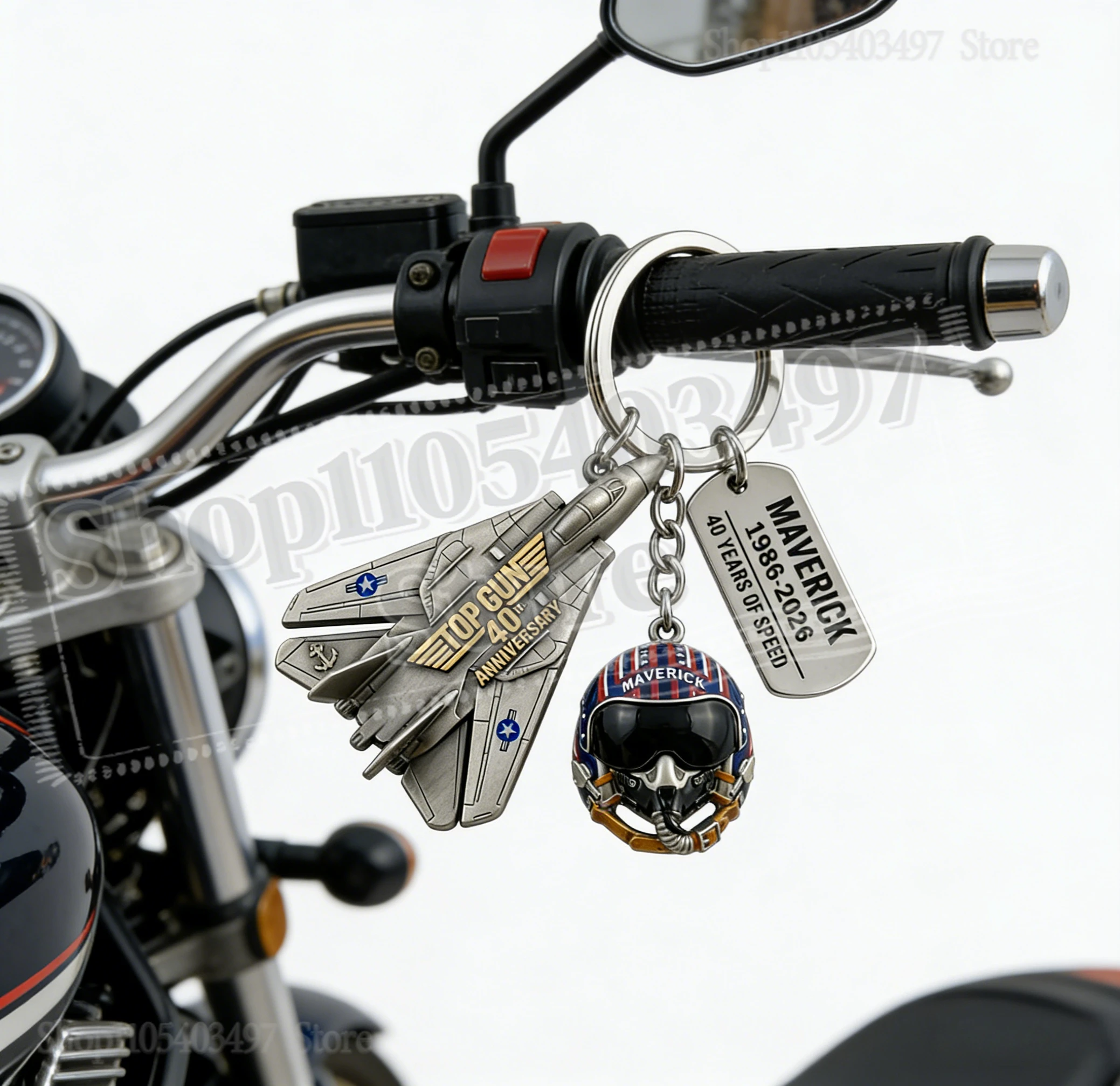 

Top Gun 40th Anniversary Keychain,Top Gun 40th Anniversary Keychain Pilot Duck 2026 Movie Inspired Collectible Gift