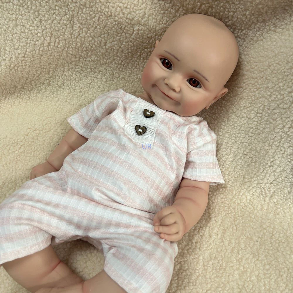 20 Inch Full Silicone Reborn Baby Handmade Newborn Girl Floppy Doll Maddie Xmas Gift Easter Kits Artist Collectibles