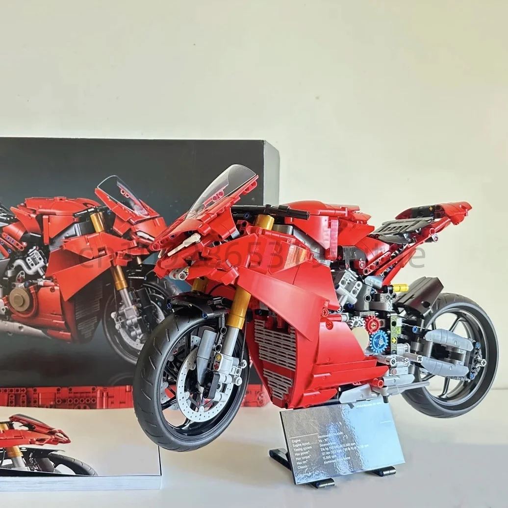 

1:5 Motorcycle Building Blocks 42202 Mechanical Group 1603Pcs Bricks Technics Vehicles MOC Assembly Model Toys Kids Adults Gifts