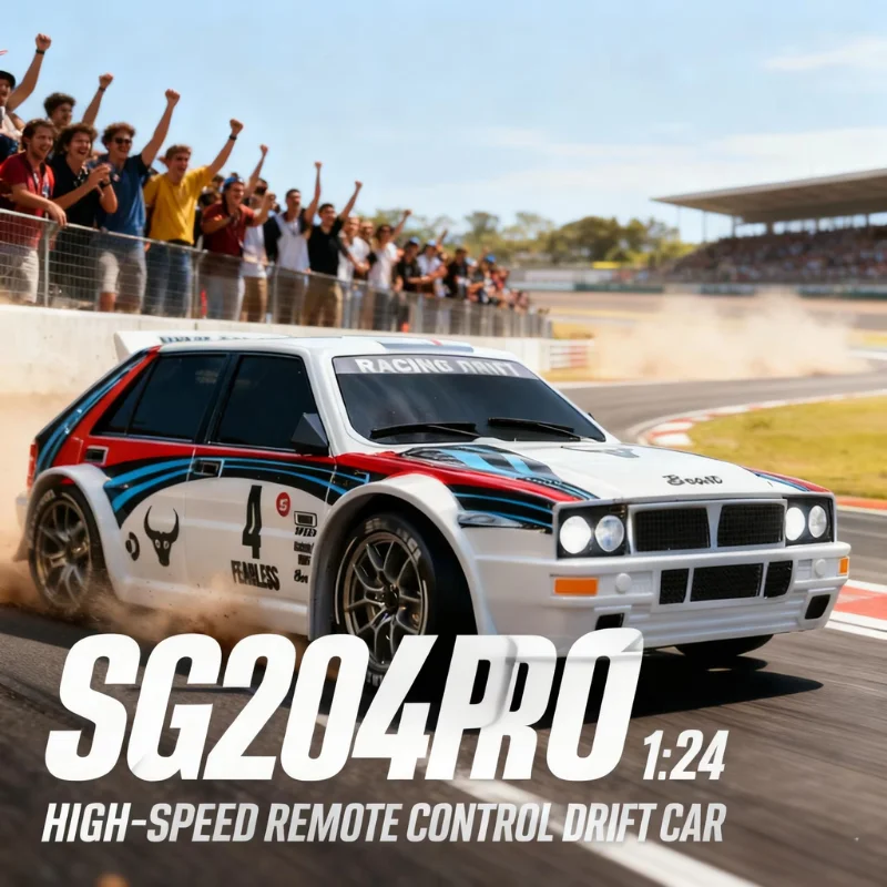 Exclusive Sale on the Entire Network SG204PRO1/24 Remote Control Car 2.4G High-Speed Drift 4WD Remote Control Car GTR Racing Toy