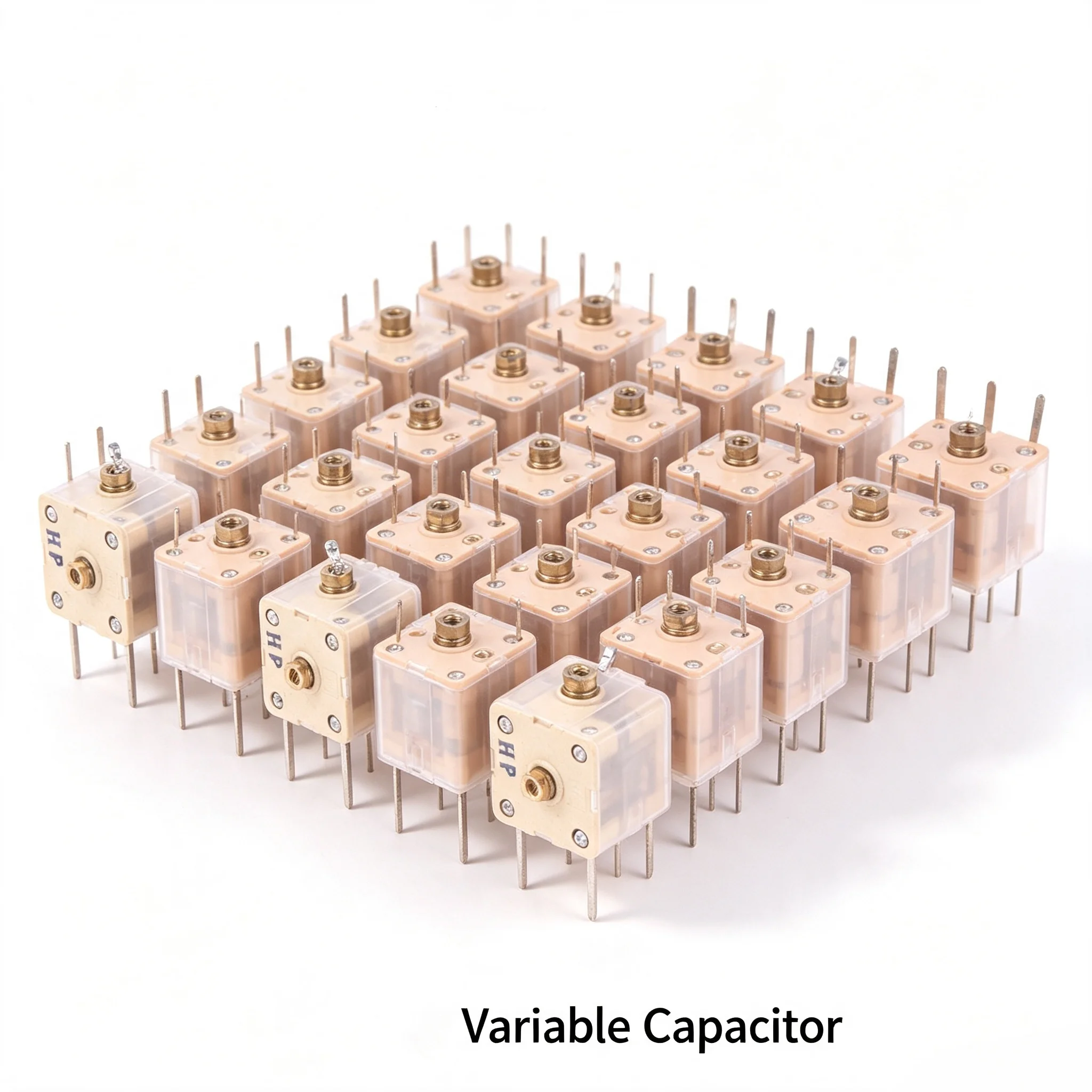 1PCS Variable Capacitor 223P 224f 443DF For AM Radio Dual Capacitor FM Radio Frequency Modulation Adjustable Capacitor