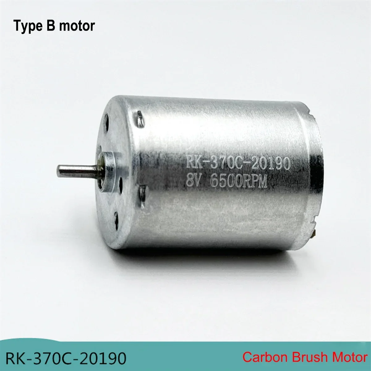 Miciro RK-370C-20190 Carbon Brush Motor DC 3V-12V 9800RPM Large Torque motor long-life for Electric toy model Accessories