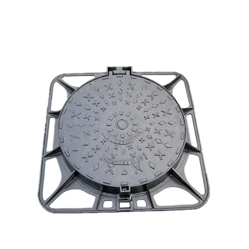 Bestselling A15,B125,C250,C320,D400 GGG50 Non-slip Municipal drainage available cast iron manhole cover