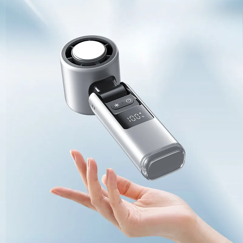 مراوح 2025 جديدة 100 سرعة محمولة باليد USB صغير شحن مروحة تربو محمولة قابلة للطي عمر بطارية طويل للغاية تبريد متانة