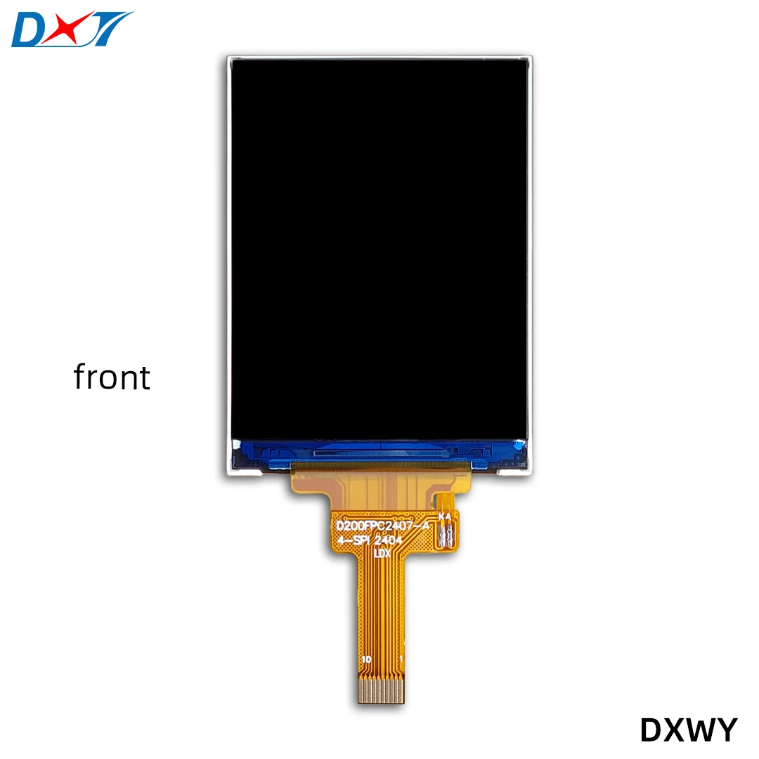 Módulo de exibição LCD de 2 polegadas com resolução de interface SPI 240 * 320 ST7789 tela TFT de 2,0 polegadas LCM