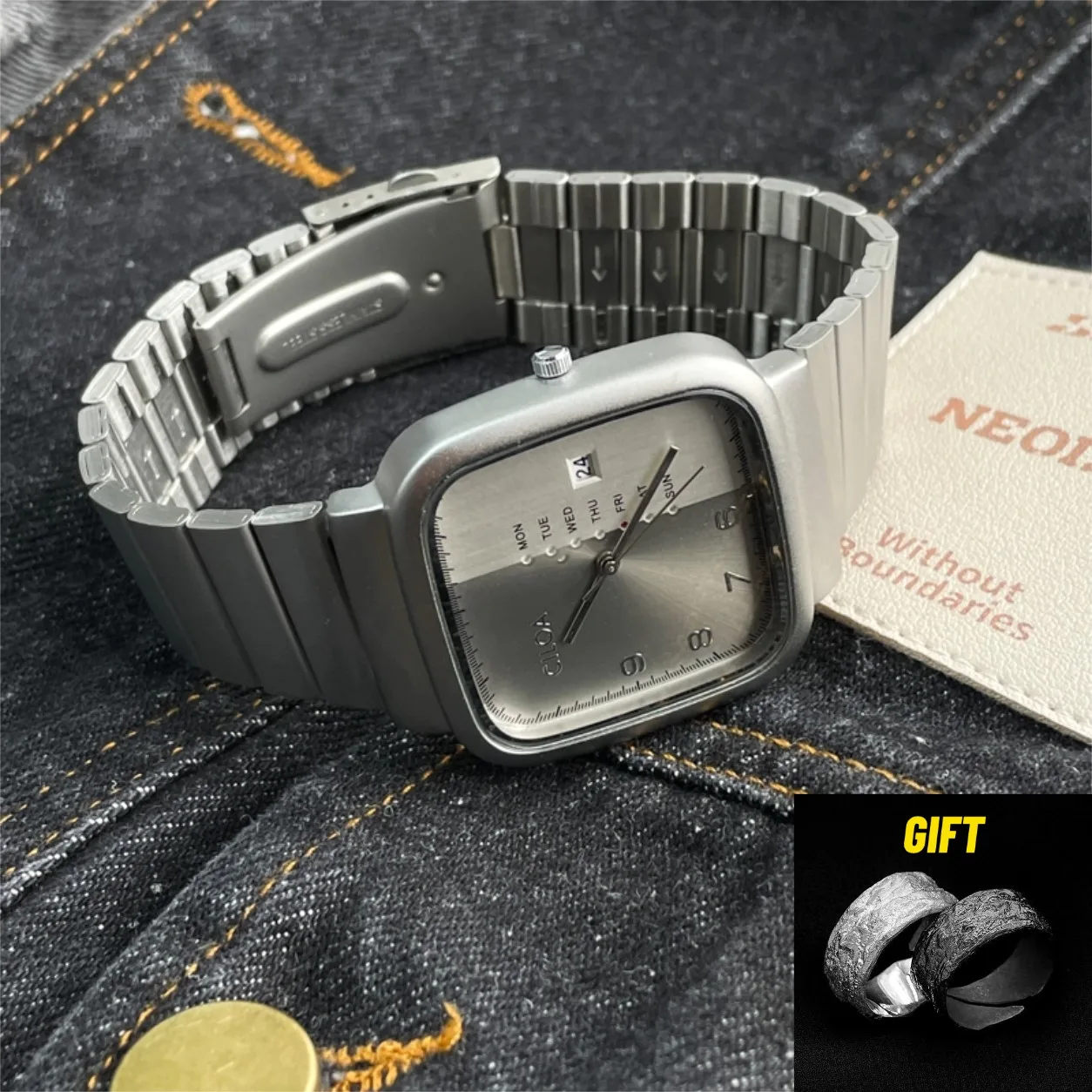 CILOA Herren Hochwertige Luxus Quarz-Armbanduhr Elegante Uhren für Männer Hochwertige Geschenke Wasserdichte Mechanische Herrenuhren