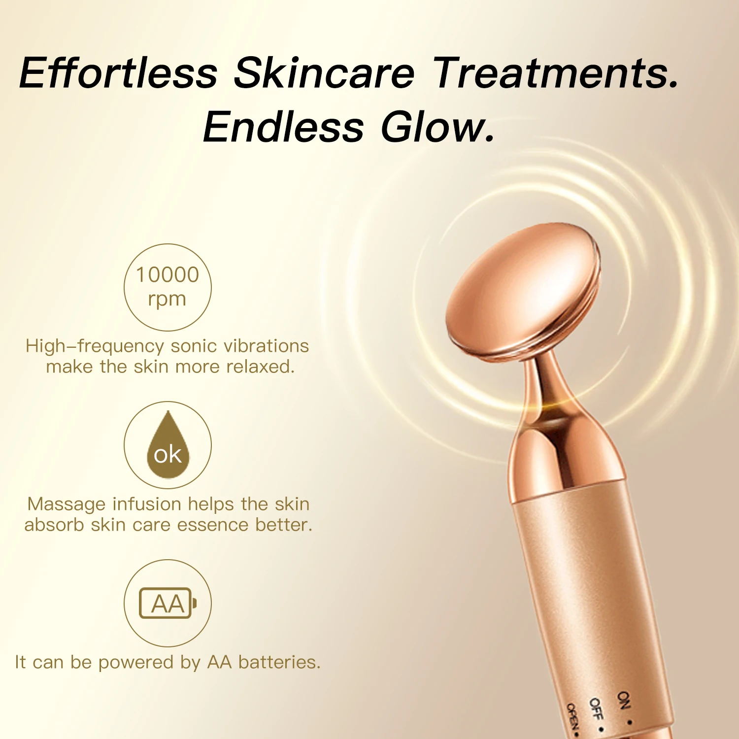 Electric Facial Beauty Devices Face Lifting Anti Wrinkle Facial Eye Massage with Face Cream Introducer Skin Rejuvenation Device